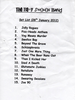 The Betty Swollox Band - Punk Rock Weekender: The Maidens Head, Canterbury, 4.2.12